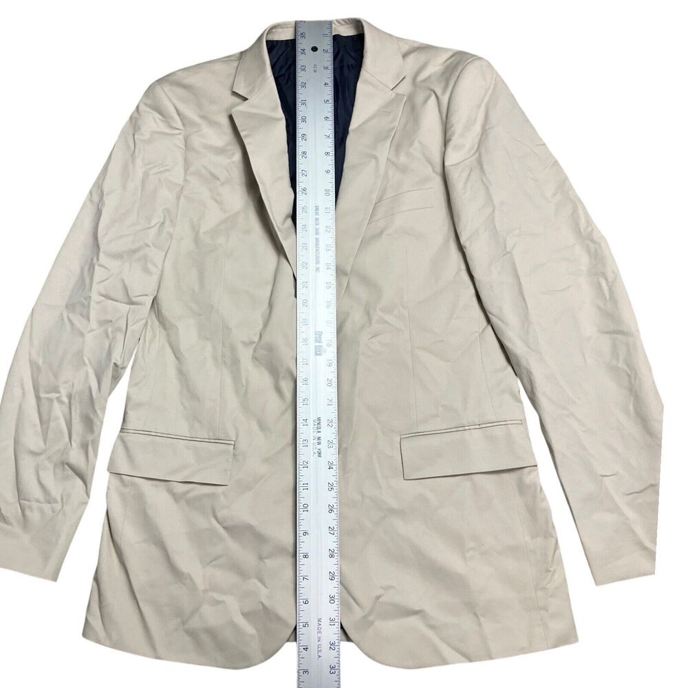 J Crew‎ Men's 40L Thompson Stretch Suit Jacket Stretch Chino Chic Preppy BA491 - Picture 3 of 14